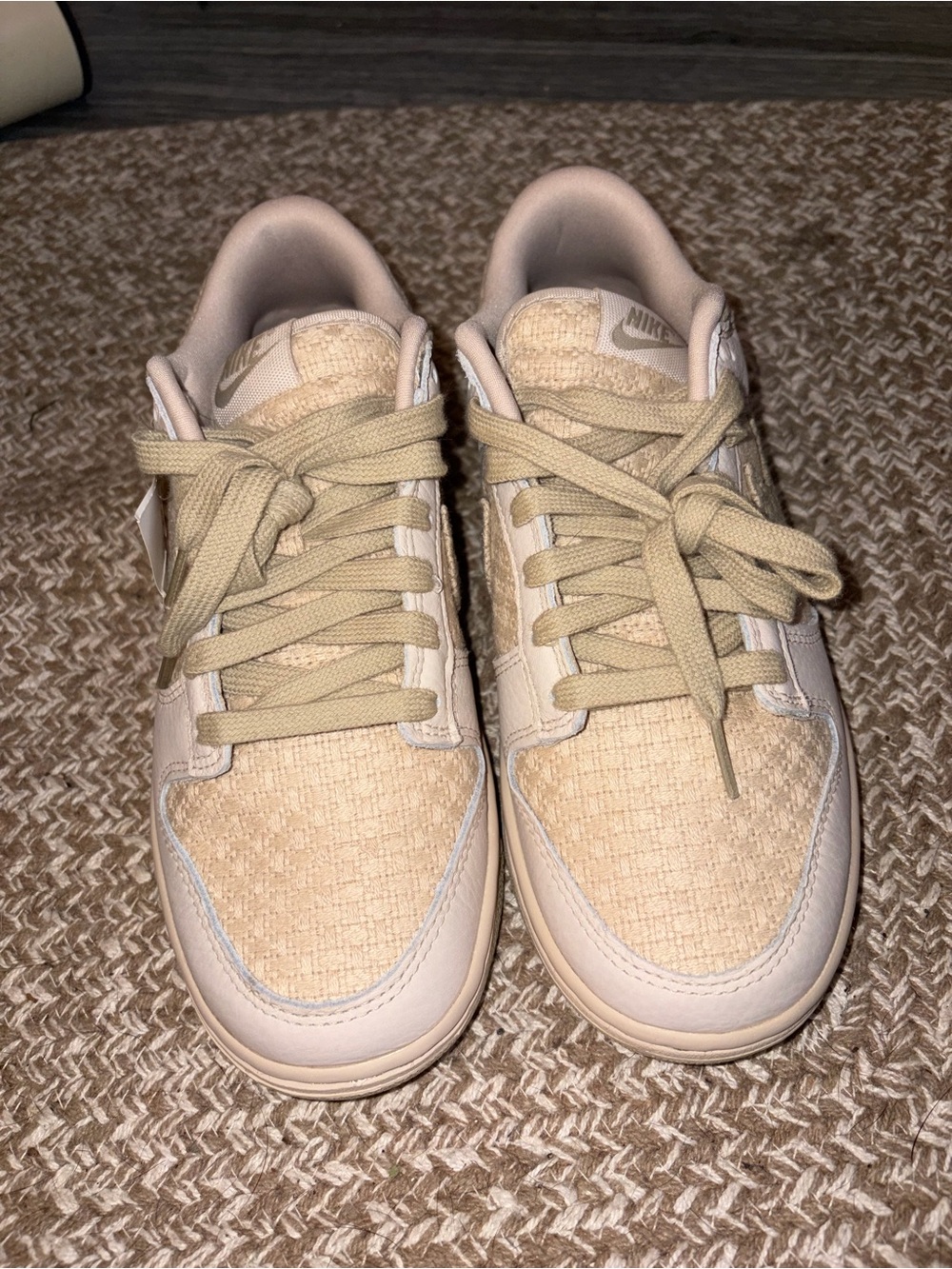 Nike Men’s Low-Top Sneakers in Light Beige